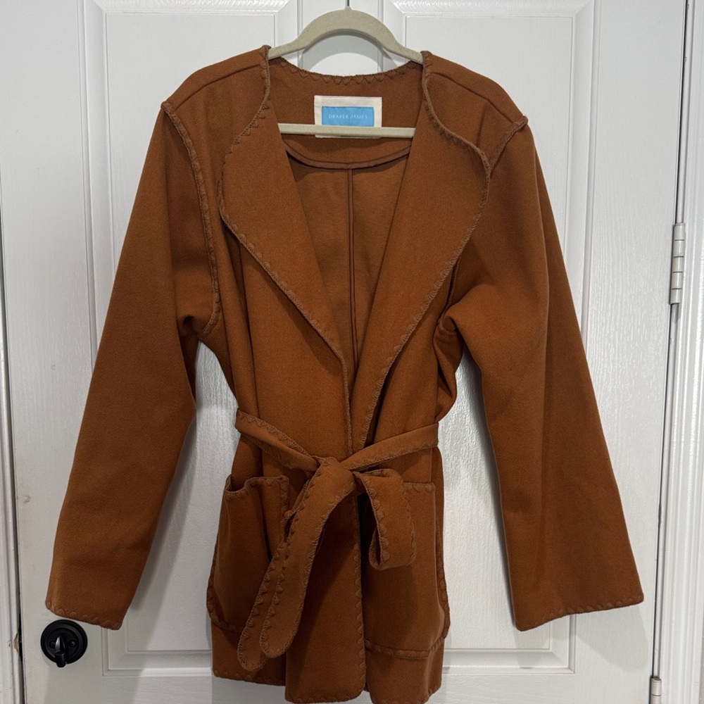 Draper James Tan Wool Jacket
